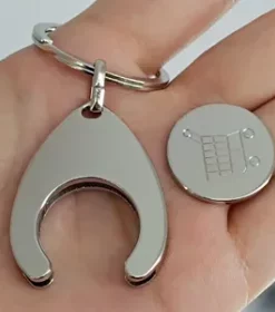 Schlüsselanhänger für Einkaufswagen Token