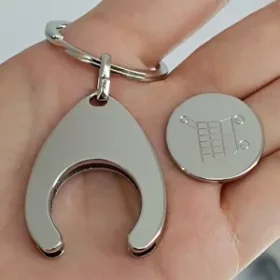 Schlüsselanhänger für Einkaufswagen Token