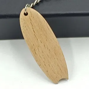 Schlüsselanhänger mit Initialen Holz