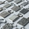 Leerer Werbeschlüsselanhänger aus Metall