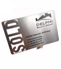 Goldfarbene Mitgliedskarte mit Wunschtext