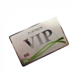 Design-Geschenkkarte aus echtem Stahl