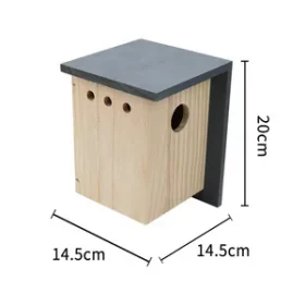 Wetterfest lackiertes Vogelhaus mit Gravur für dauerhaft schöne Gartengestaltung