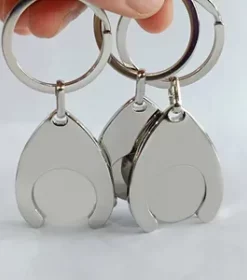 Schlüsselanhänger mit Einkaufswagenfunktion