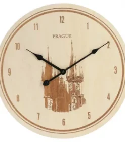 Geschenk-Wanduhr für Jubiläen mit individueller Gravurplatte