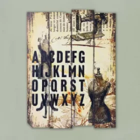Wegweiser aus Holz mit Wunschtext