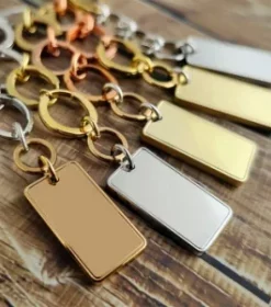Schlüsselanhänger zum Personalisieren Metall