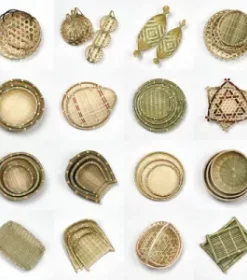 Kunstvoll graviertes Holztablett