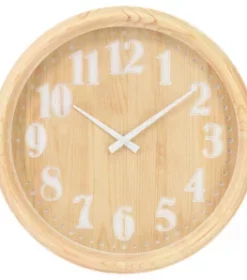 Personalisierte Uhr als Wanddekoration mit stilvoller Typografie