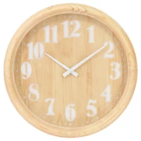 Personalisierte Uhr als Wanddekoration mit stilvoller Typografie
