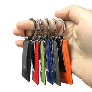 Individueller Lederanhänger mit Edelstahlring für Jubiläum