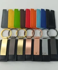 Individueller Schlüsselanhänger aus Leder in Handarbeit gefertigt für Jubiläum