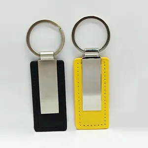 Klassischer Leder Schlüsselanhänger in Schwarz für Jubiläum