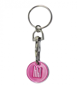 Chiphalter für Einkaufswagen im Schlüsselbundformat