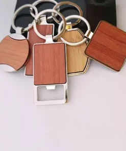 Ökologischer Holz-Schlüsselanhänger