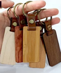 Freundschafts-Schlüsselanhänger Holz