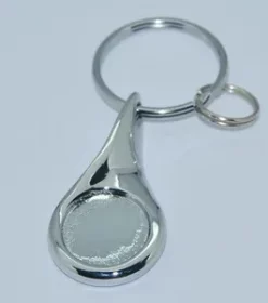 Metall Schlüsselring ohne Gravur