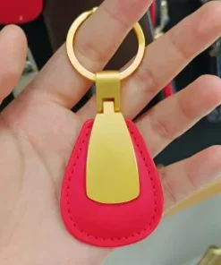 Moderner Leder Schlüsselanhänger für Haustür für Weihnachten