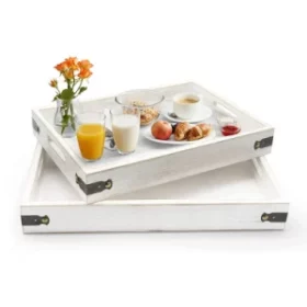 Servierteller aus Holz graviert