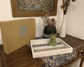 Tablett mit Wunschfoto und Namensgravur