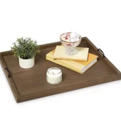 Edles Tablett mit Initialen graviert