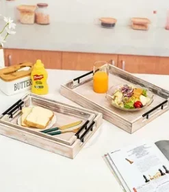 Tablett mit Rezeptgravur für Küche