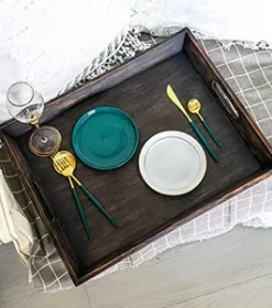 Multifunktionales Frühstückstablett mit Gravur