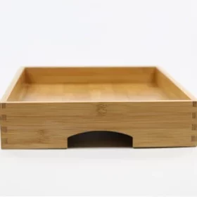 Graviertes Tablett für Messeauftritt