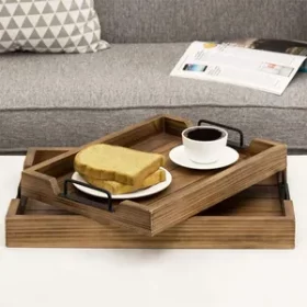 Romantisches Candle-Light-Dinner Tablett graviert