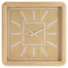 Runde Uhr aus Holz mit Wunschtext als besonderes Geschenk