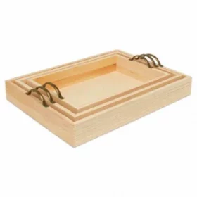 Feierabendtablett mit Spruch graviert