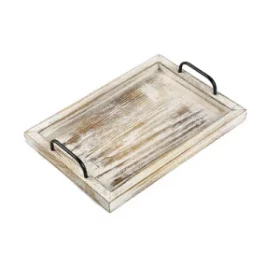 Tablett mit Vintage-Symbolik graviert