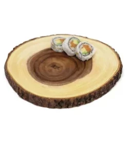 Tablett mit Ziermuster graviert