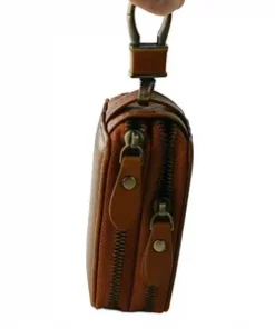 Personalisierter Anhänger aus echtem Leder für Männer als Werbegeschenk