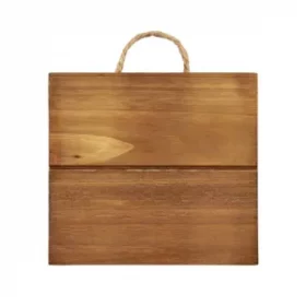 Graviertes Holzschild mit Kalenderfunktion