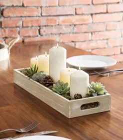 Rundum-Serviertablett mit beidseitiger Gravur