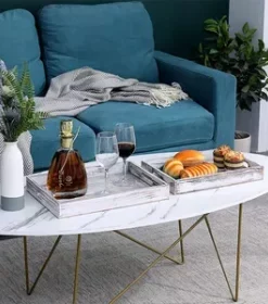 Etageren-Tablett mit Gravur als Aufsatz