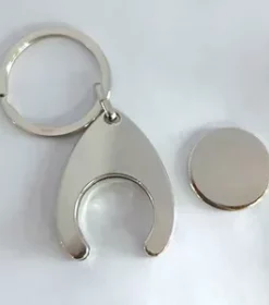 Schlüsselbund mit praktischem Einkaufschip-Einsatz