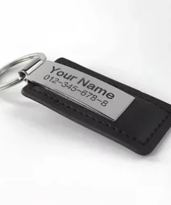 Personalisierter Leder Schlüsselanhänger für Paare für Weihnachten