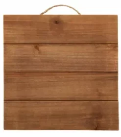 Hängeschild aus Treibholz mit Gravur