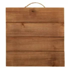 Hängeschild aus Treibholz mit Gravur
