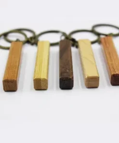 Schlüsselanhänger aus Echtholz