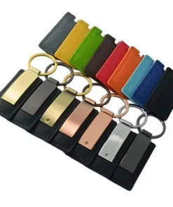 Schöner Leder Schlüsselanhänger mit Wunschtext zum Valentinstag