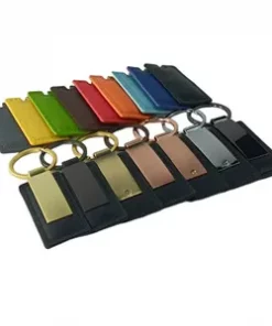 Schöner Leder-Schlüsselanhänger für Haustür für Firmenkunden