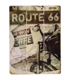 Maritimes Holzschild mit Seemannsspruch