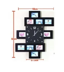 Wanduhr mit Wunschdesign für Hochzeit, Jubiläum oder Praxis