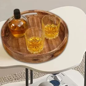 Nachhaltiges Tablett mit Umweltmotiv graviert