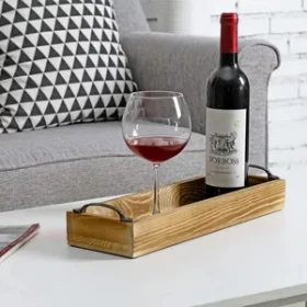 Handschriftgravur auf Holztablett