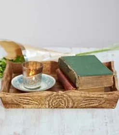 Kreatives Deko-Tablett mit Wunschzitat