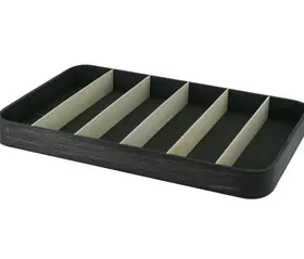 Graviertes Holztablett als Werbeträger